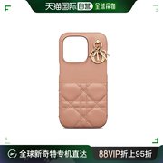 自营|dior迪奥女士手机壳，粉红羊皮iphone14pro15.3*7.6*1.2cm
