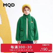 设计师系列mqd童装男童，加绒棉服23冬装，儿童保暖棉衣外套