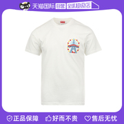 自营kenzo男士铁塔图案，刺绣休闲短袖t恤