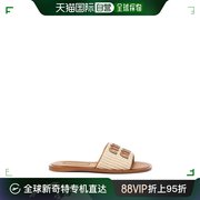 99新未使用香港直邮Miu Miu 缪缪 女士 标志细节套脚凉鞋 5XX