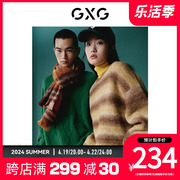 gxg男装中阔圆领可机洗羊毛，毛衣线衫15周年系列冬季