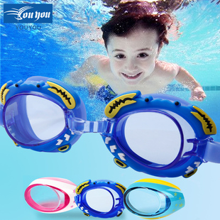 佑游儿童泳镜男童女孩防水防雾游泳眼睛卡通游泳镜潜水镜装备