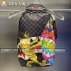 SprayGround 鲨鱼嘴W0845739涂鸦双肩背包大容量透明书包