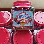 韩国进口零食品 年货韩式冰淇淋棒棒糖60支 冰爽硬糖儿童棒棒糖果