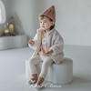 KIDSCLARA韩国婴儿外套冬款加厚羊羔绒女宝宝夹克衫1-4岁女童衣服
