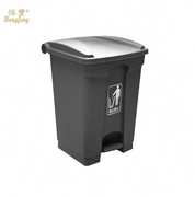 恒丰牌碳灰色50L7774医疗垃圾桶脚踏式塑料垃圾桶医Y疗垃圾桶户外
