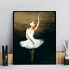 diy数字油画客厅大幅手绘人物油彩画diy手工数字油画少女芭蕾舞者