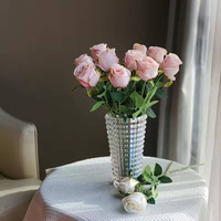 刘亦菲同款手捧花l去有风的地方保加利亚玫瑰，花束高级仿真花家居