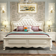 喜临门美式实木床双人床1.8米主卧现代简约1.5米欧式软包公主床