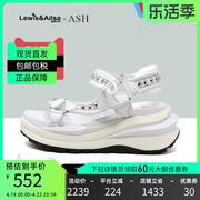 ASH女鞋秋款铆钉撞色魔术贴增高鞋运动凉鞋 SHOGUN系列海外