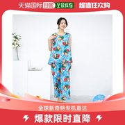 韩国直邮妈妈服饰 毛瘦的 西瓜 人造丝吊带筒裤子 包装 YST30414