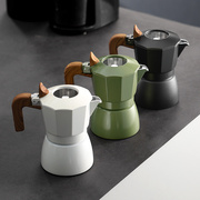 双阀摩卡壶家用煮咖啡壶套装小型意式浓缩咖啡机萃取手冲咖啡器具