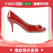 香港直邮SALVATORE FERRAGAMO 女士红色漆皮小牛皮高跟鞋 0584309