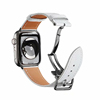 爱马单圈iwatchs9表带真皮Apple watch8苹果手表表带3/4/5/6/SE代iwatch7表带潮牌iwatch Ultra表带45mm44/49