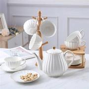 咖啡杯套装欧式茶具家用陶瓷花，茶杯英式下午茶茶具套装茶壶带