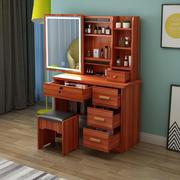 板式家具梳妆台卧室小型收纳柜一体现代简约化妆台网红化妆桌