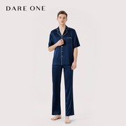 DARE ONE真丝睡衣男士LUCKY SILK桑蚕丝情侣睡衣套装可定制