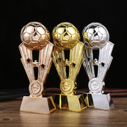 足球团队比赛树脂奖杯 电镀冠军杯 校园赛企业世界杯球迷用品MVP