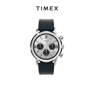timex天美时marlin系列，手表三眼计时石英男表tw2w10300