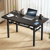可折叠电脑桌台式书桌家用办公桌卧室小桌子简易学习写字桌长方形