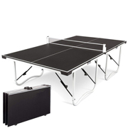 乒乓球桌家用四片式可折叠专业标准乒乓桌室内乒乓球台移动兵乓球