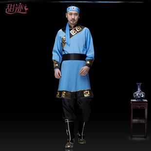 称心蒙古舞蹈演出服男现代藏族，服装成人内蒙古筷子舞鸿雁少数民族