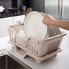 厨房沥水碗架带盖放碗箱装碗碟碗盘餐具家用小型置物架碗筷收纳盒