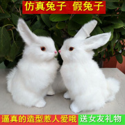 可爱大白兔玩偶公仔毛绒玩具创意摆件大号兔兔子送女朋友生日礼物