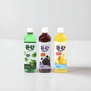 恩乐enle芦荟桑葚菠萝饮料品牌，多口味混合包装500ml*8瓶