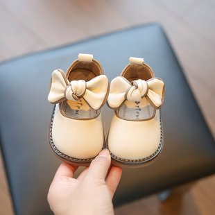 女宝宝鞋春秋款软底公主鞋小童女童小皮鞋婴儿学步鞋儿童鞋子两岁