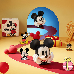 迪士尼高颜值创意米奇头存钱罐，装饰摆件可爱米老鼠公仔儿童礼物