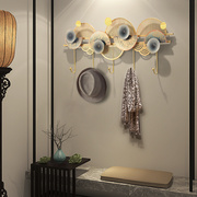 新中式风时尚创意门后衣帽钩，铁艺挂衣钩玄关，墙壁挂件现代个性挂钩