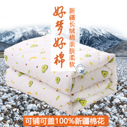 新疆纯棉花被子一级全棉被芯，空调被冬被棉絮，被褥铺垫单人四季棉被