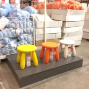 良宜家居凳子宝宝小登子塑料家用凳加厚矮凳可爱圆凳小板凳儿童凳