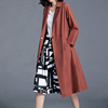 韩版时尚流行女风衣，外套修身大气质薄款长袖，春秋装2023中长款