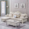 欧式沙发组合客厅欧式奢华小户型现代实木，l型转角布艺沙发组合