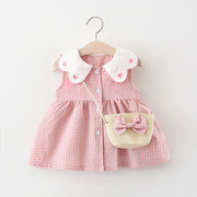 女宝宝裙子0-2-3岁4女童夏装1婴儿春夏季衣服，洋气6个月女童公主裙