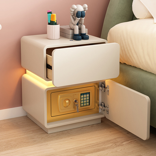家用智能床头柜保险箱一体简约现代多功能卧室保险箱储物收纳柜子