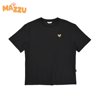 MAZZUCATO 超萌猫猫图案圆领T恤黑色MZNR21FWTS01BK110