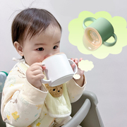 宝宝学饮杯嘬口杯婴儿喝水杯，家用儿童敞口，牛奶直饮1岁广口斜口杯