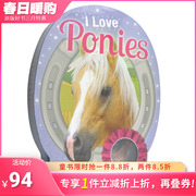 iloveponies我喜欢:小马儿童游戏，套装英文原版亲子互动适合3-6岁善优童书