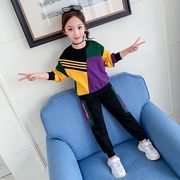 童装女童春装套装2024韩版洋气中大童儿童春秋运动两件套衣服