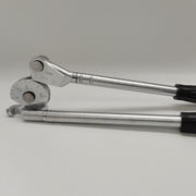 不锈钢管铜管钢管弯管器 角度可调 重型加厚杆不会断 带橡胶手柄