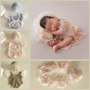 新生儿满月摄影服装宝宝拍照衣服公主裙影楼婴儿童造型纱裙月子照