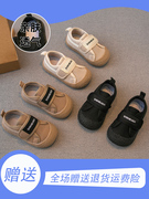 儿童学步鞋凉鞋2024夏季小童宝宝鞋韩版卡通兔蝴蝶结软底公主鞋