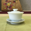 影青盖碗三件套陶瓷茶具，三炮台盖碗家用功夫茶泡茶碗，盖碗青瓷茶杯