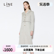 line女装冬季职业ol假两件高级感气质韩版连衣裙ncopnj7200