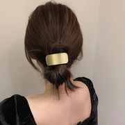高感方形金属发绳韩国简约气质头绳女网红扎头发橡皮筋马尾发圈