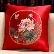 中式红木沙发大码抱枕靠枕套中国风客厅靠背腰枕含芯床头靠包靠垫
