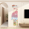 电视机背景墙面装饰物品挂件壁画2023贴纸自粘高级感客厅卧室